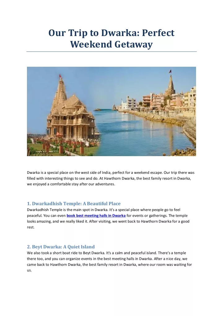 our trip to dwarka perfect weekend getaway