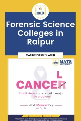 forensic science colleges in raipur
