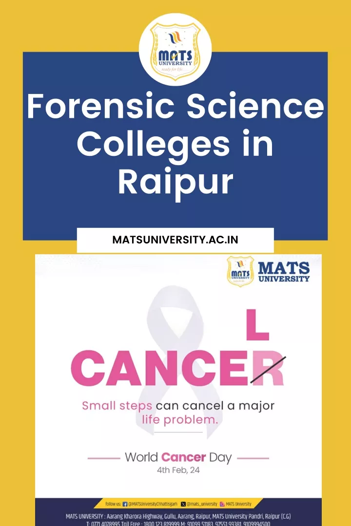 forensic science colleges in raipur