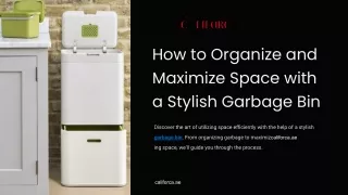 How to Organize and Maximize Space with a Stylish Garbage Bin.pptx