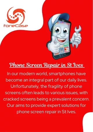 Phone Screen Repair in St Ives