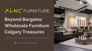 Beyond Bargains: Wholesale Furniture Calgary Treasures - XLNC Furniture
