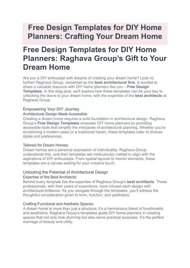 free design templates for diy home planners