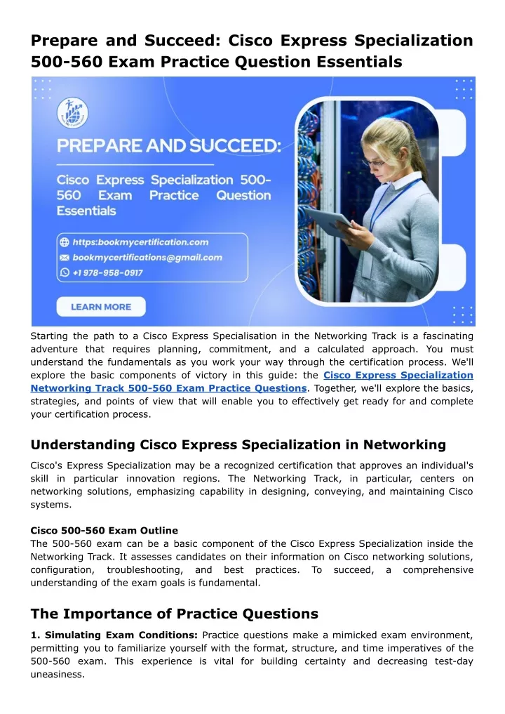 prepare and succeed cisco express specialization