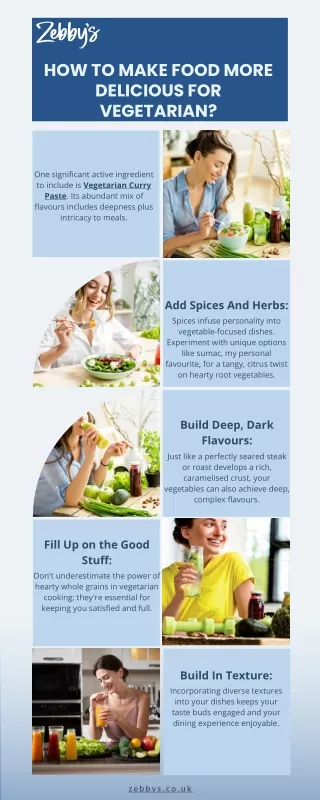 how to make food more delicious for vegetarian