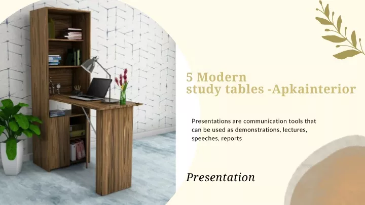 5 modern study tables apkainterior