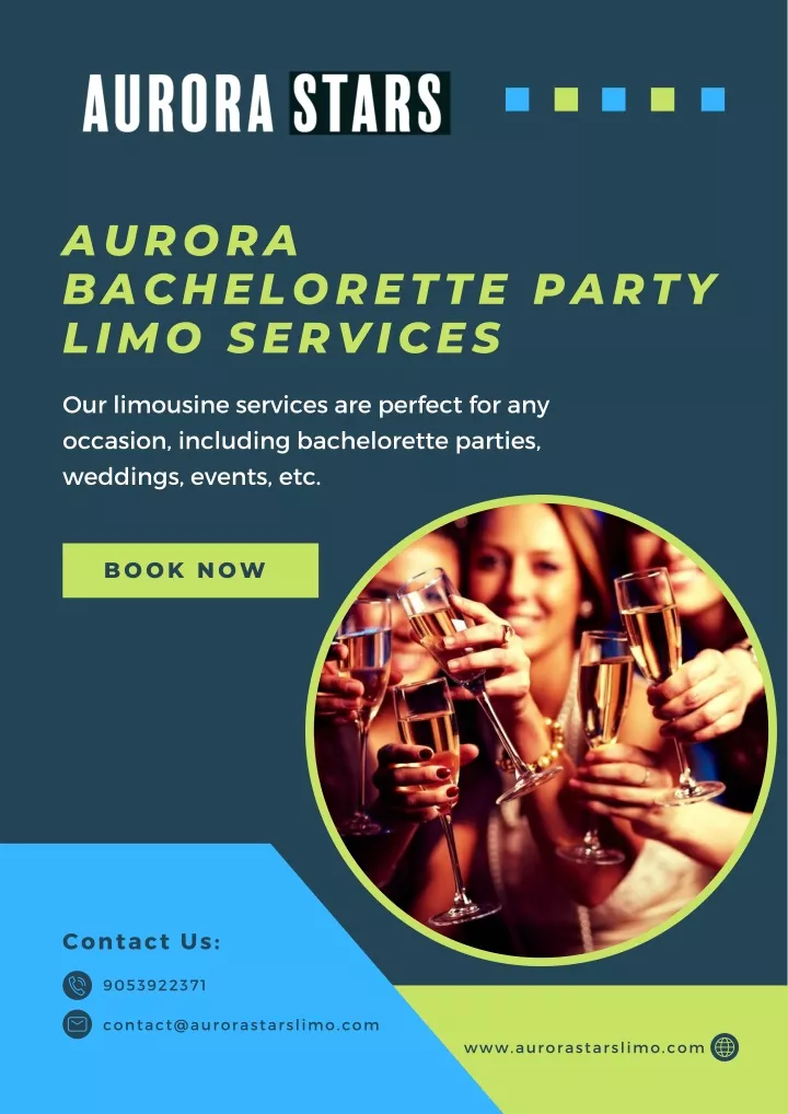 aurora bachelorette party limo services