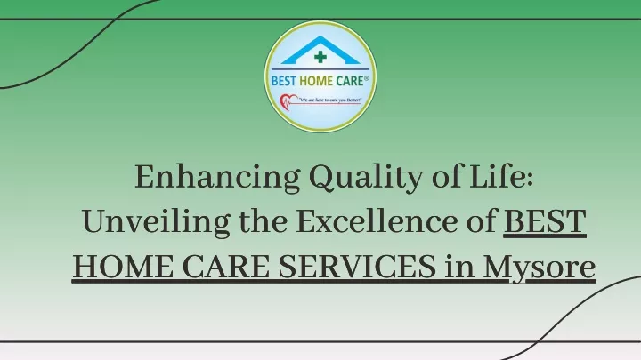 enhancing quality of life unveiling