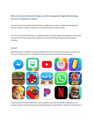 who is the best website design and development