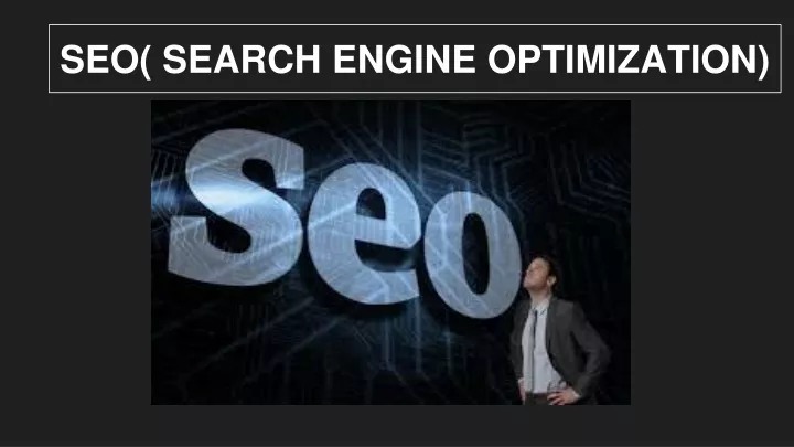 seo search engine optimization