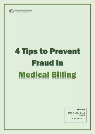 4 Tips to Prevent Fraud in Medical Billing