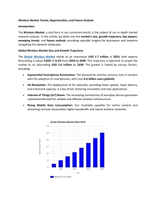 wireless market trends opportunities and future