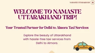 Delhi to Almora Taxi