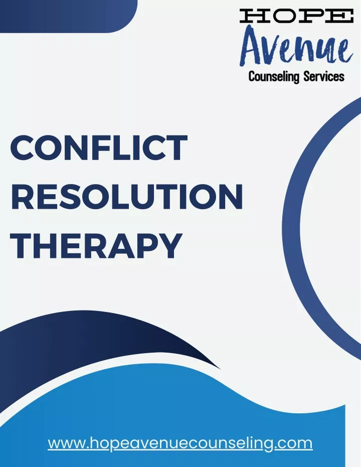conflict resolution therapy