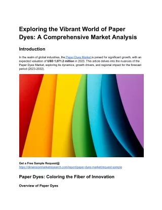 exploring the vibrant world of paper dyes