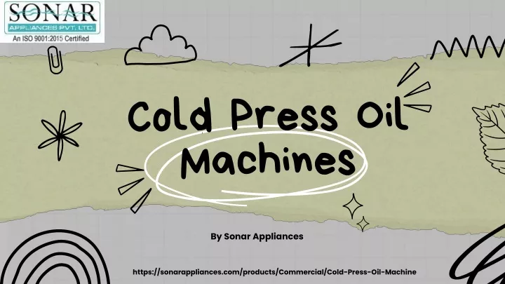 cold press oil machines
