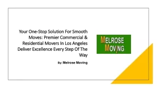 Commercial Movers In Los Angeles