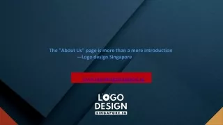 the about us page is more than a mere introduction logo design singapore