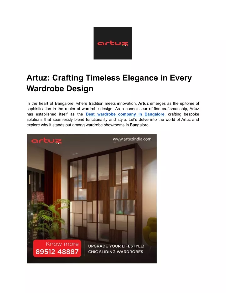 artuz crafting timeless elegance in every