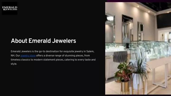 about emerald jewelers