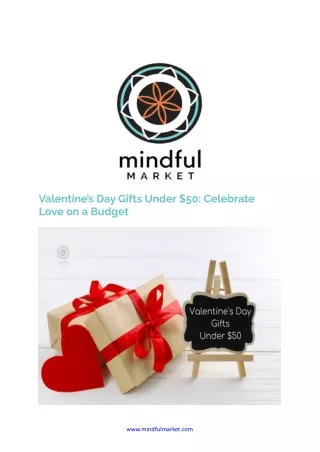 Valentine’s Day Gifts Under $50 Celebrate Love on a Budget