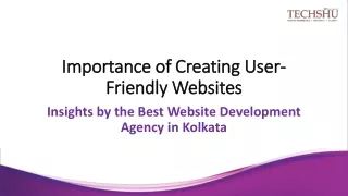 Importance of Creating User-Friendly Websites