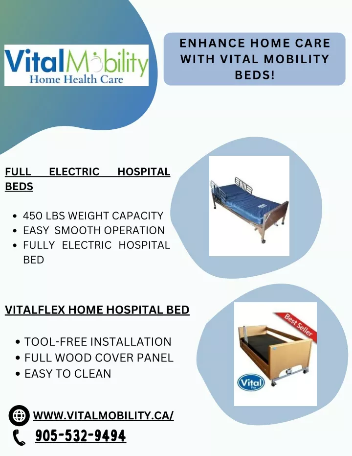 enhance home care with vital mobility beds
