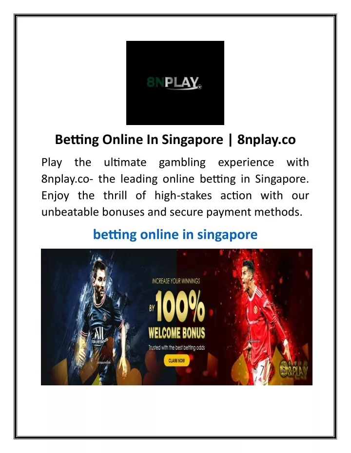 betting online in singapore 8nplay co