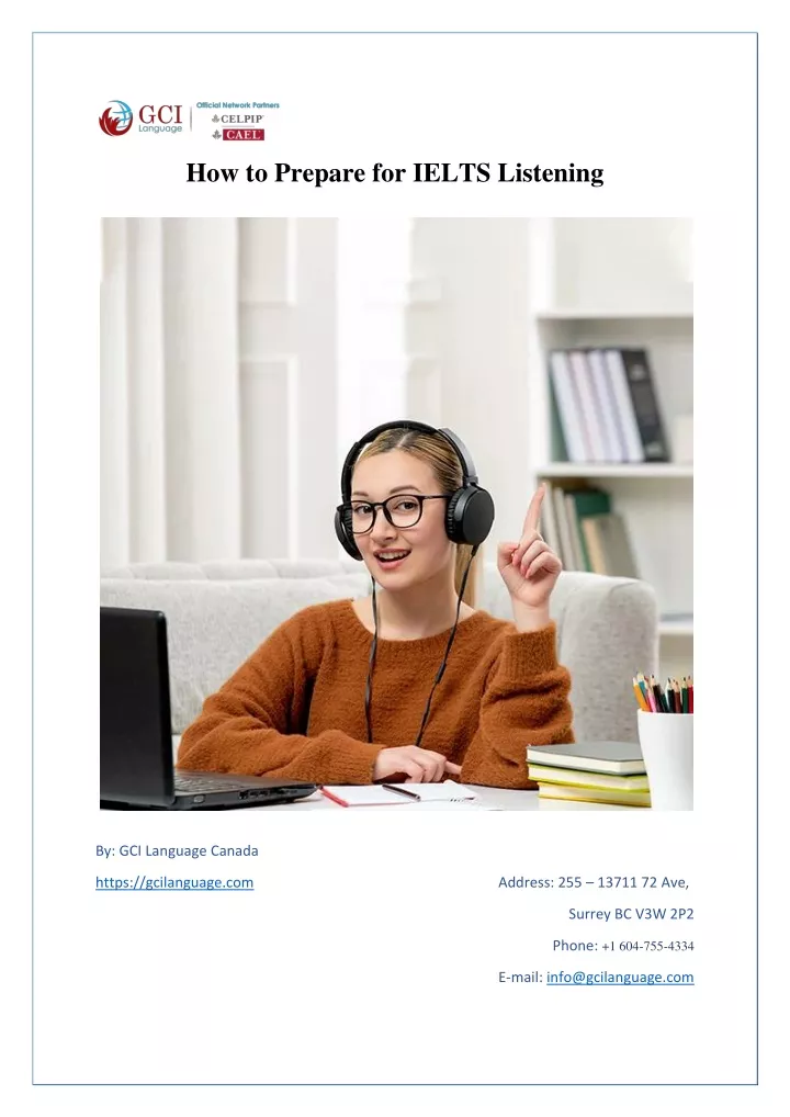 preparing and giving a presentation ielts listening