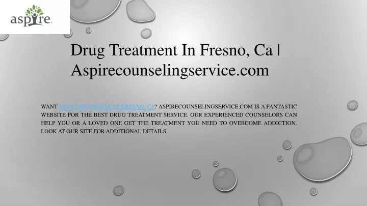 drug treatment in fresno