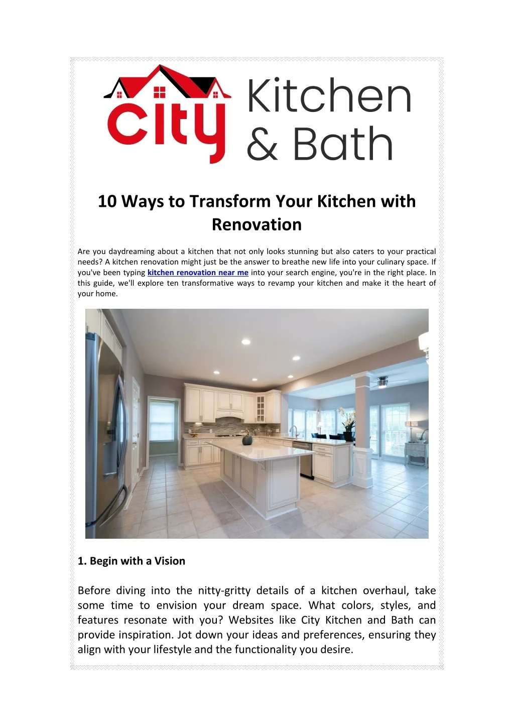 PPT - 10 Ways to Transform Your Kitchen with Renovation PowerPoint ...
