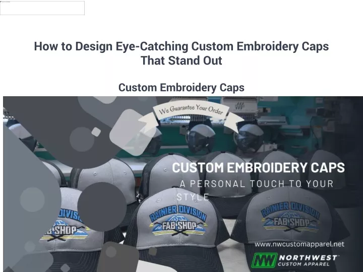 how to design eye catching custom embroidery caps that stand out
