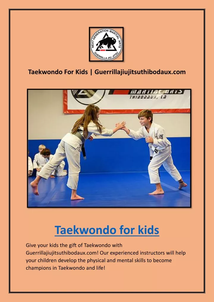 taekwondo for kids guerrillajiujitsuthibodaux com