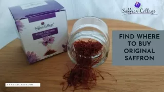 Find Where To Buy Original Saffron