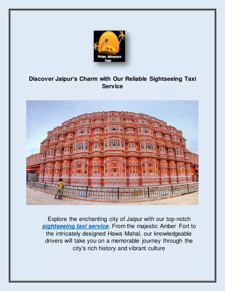 discover jaipur s charm with our reliable