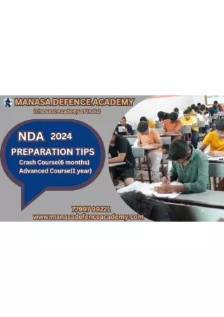 NDA PREPARATION TIPS