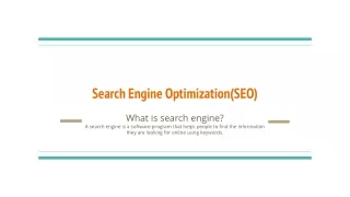 Search Engine Optimization(SEO) by som