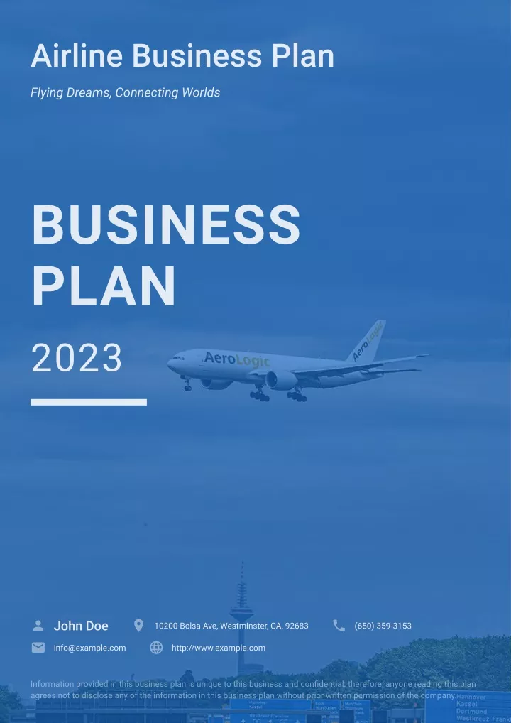 airline business plan