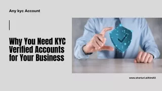 any kyc account