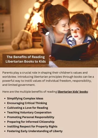 The Benefits of Reading Libertarian Books to Kids