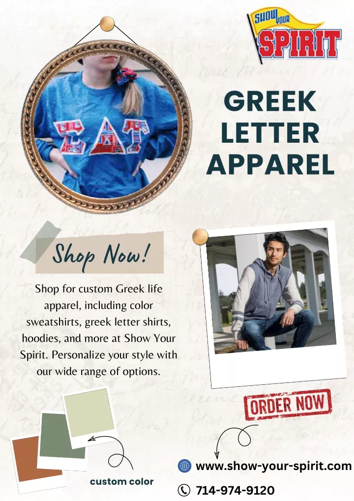 greek letter apparel