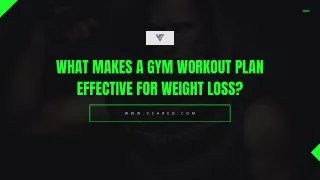 The Best Gym Workout Plan for Weight Loss?