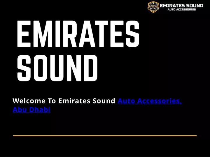 emirates sound