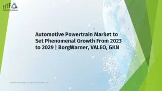 Automotive Powertrain Market