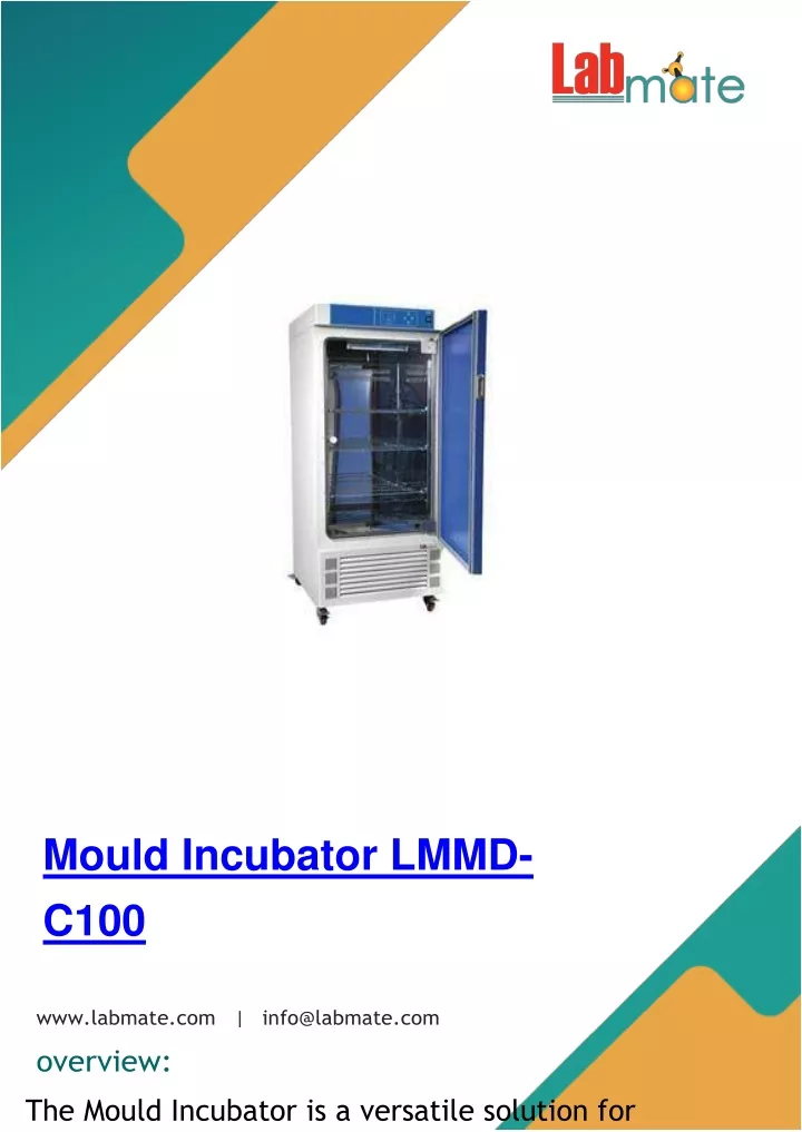 mould incubator lmmd c100
