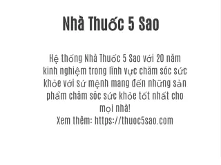 nh thu c 5 sao