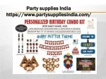 Best Birthday Party decorations in India - slide 1