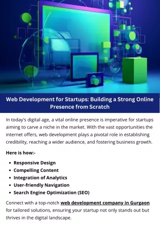 web development for startups building a strong