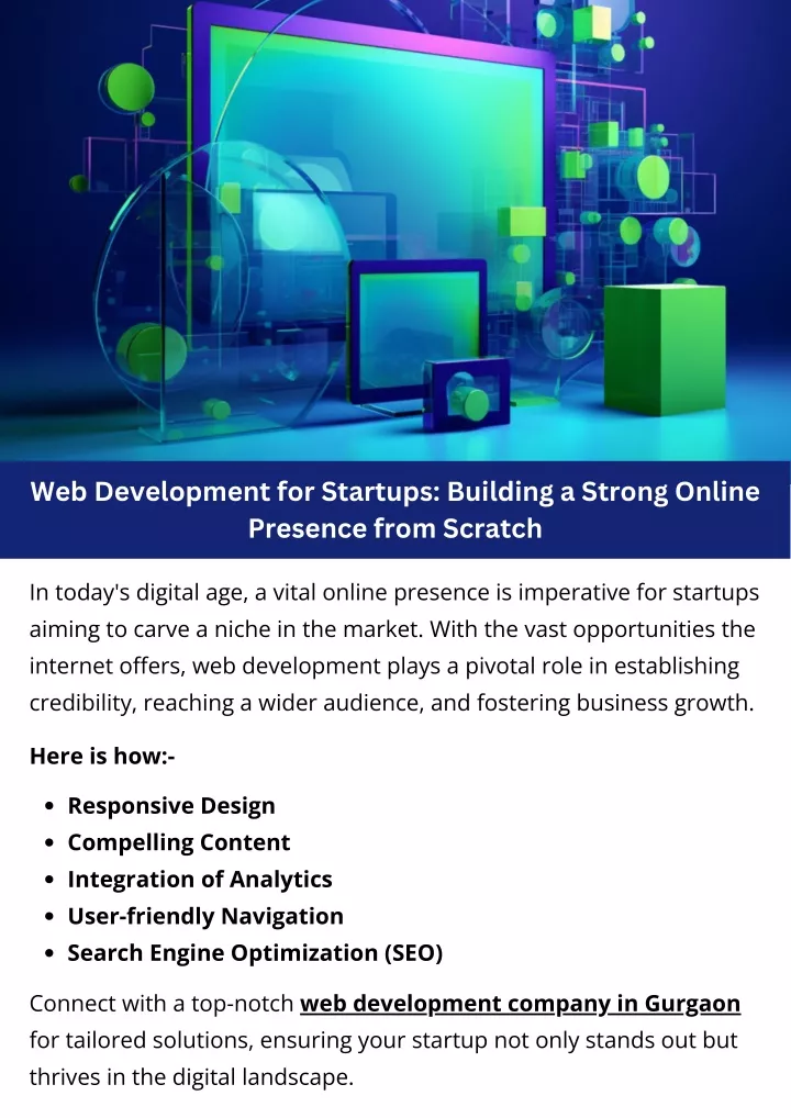 web development for startups building a strong