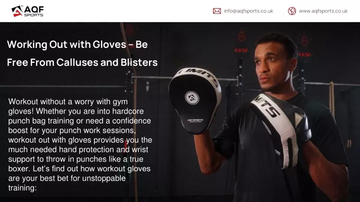 working out with gloves be free from calluses and blisters